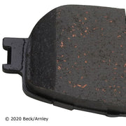 Disc Brake Pad Beck Arnley 089-1657