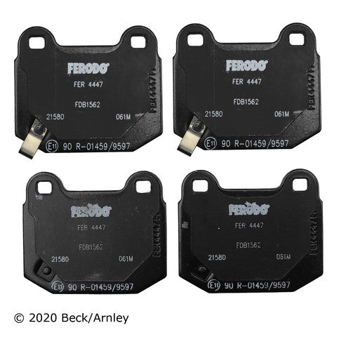 Disc Brake Pad Beck Arnley 089-1708