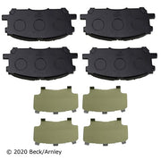 Disc Brake Pad Beck Arnley 089-1805