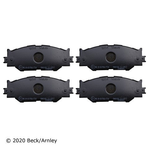 Disc Brake Pad Beck Arnley 089-1806