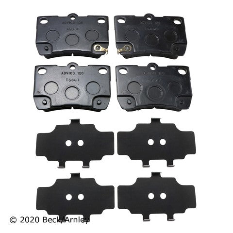 Disc Brake Pad Beck Arnley 089-1807