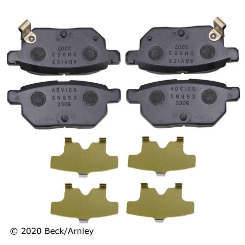 Disc Brake Pad Beck Arnley 089-1824