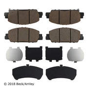 Disc Brake Pad Set Beck Arnley 089-1970