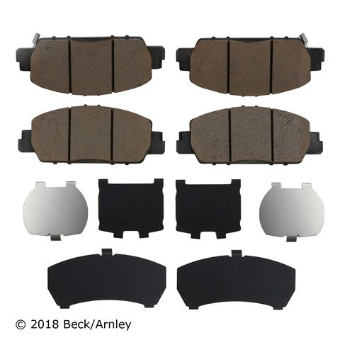 Disc Brake Pad Set Beck Arnley 089-1970