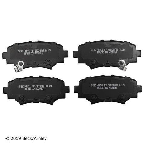 Disc Brake Pad Set Beck Arnley 089-1982