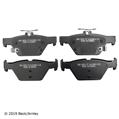 Disc Brake Pad Set Beck Arnley 089-2004