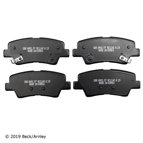 Disc Brake Pad Set Beck Arnley 089-2052