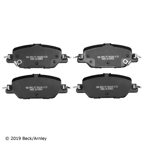 Disc Brake Pad Set Beck Arnley 089-2064
