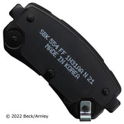 Disc Brake Pad Set Beck Arnley 089-2128