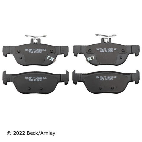 Disc Brake Pad Set Beck Arnley 089-2129