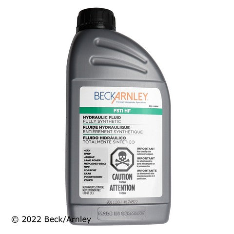 Power Steering Fluid Beck Arnley 252-0028