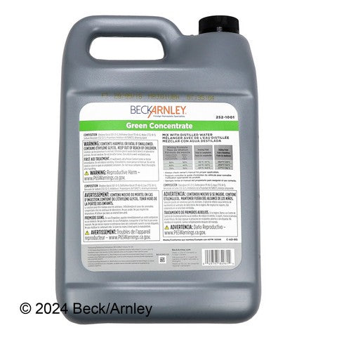 Engine Coolant / Antifreeze Beck Arnley 252-1001