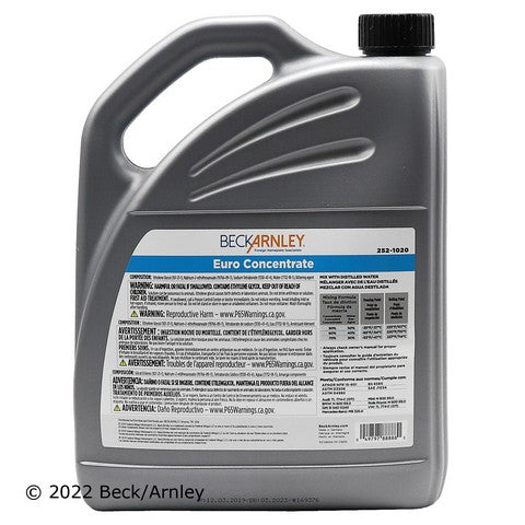 Engine Coolant / Antifreeze Beck Arnley 252-1020
