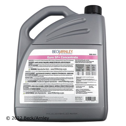 Engine Coolant / Antifreeze Beck Arnley 252-1021