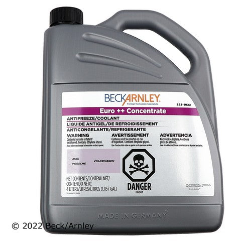 Engine Coolant / Antifreeze Beck Arnley 252-1022