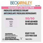 Engine Coolant / Antifreeze Beck Arnley 252-1502