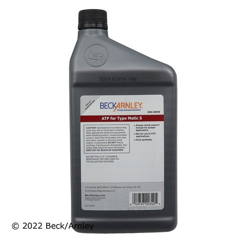 Automatic Transmission Fluid Beck Arnley 252-2000