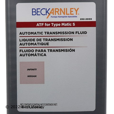 Automatic Transmission Fluid Beck Arnley 252-2000