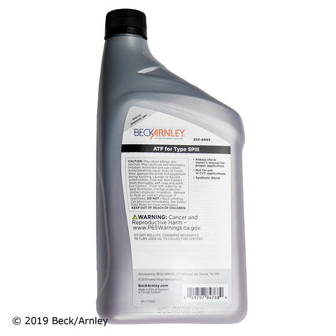 Auto Trans Fluid Beck Arnley 252-2003