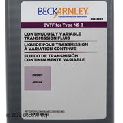 Automatic Continuously Variable Transmission (CVT) Fluid Beck Arnley 252-3001
