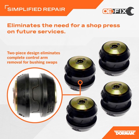 Suspension Control Arm Bushing Kit Dorman-OE Solutions 535-731