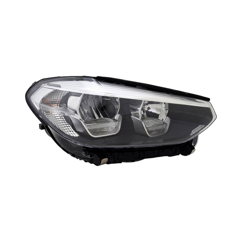 Headlight Lens and Housing Passenger Side