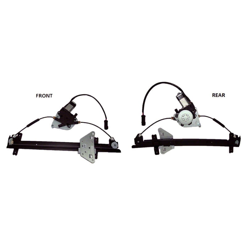 Power Window Regulator and Motor Assembly Rear Driver Side