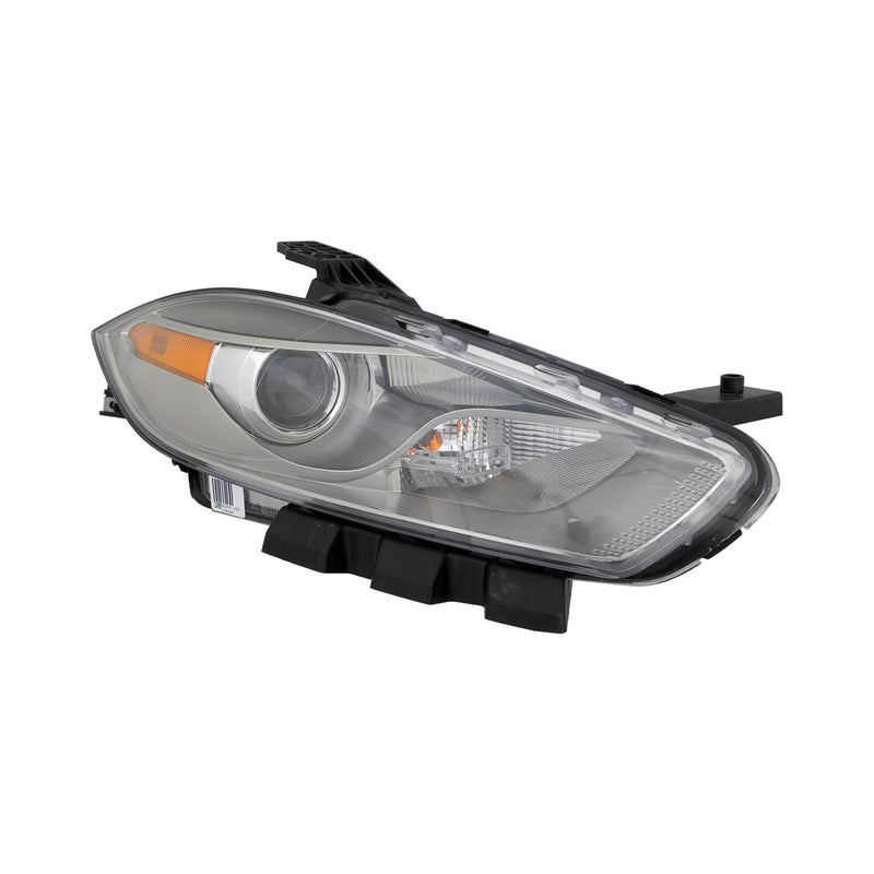 Headlight Lens and Housing Passenger Side