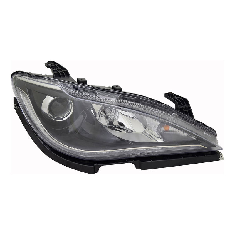 Headlight Lens and Housing Passenger Side