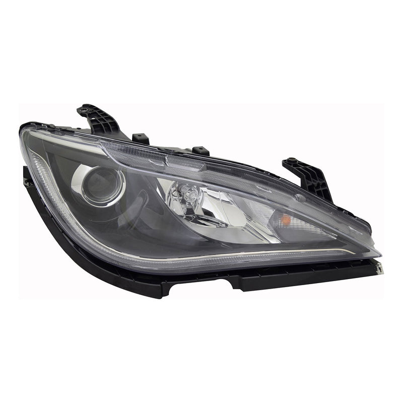 Headlight Lens and Housing Passenger Side