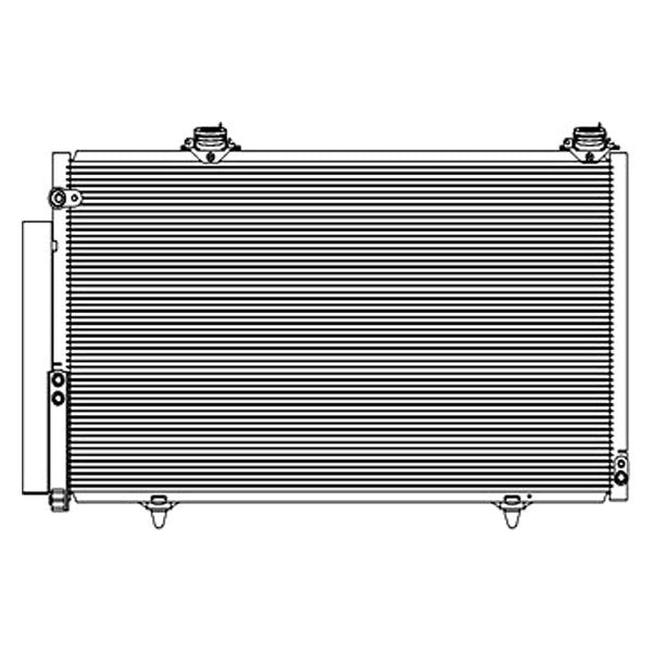 A/C Condenser – With Receiver Drier