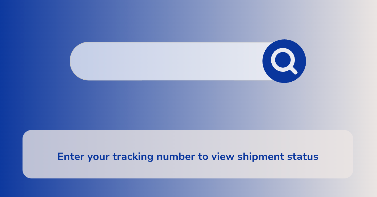 3. Search w/ a Tracking Number
