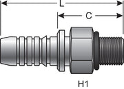 Hydraulic Coupling / Adapter Gates G20120-0808
