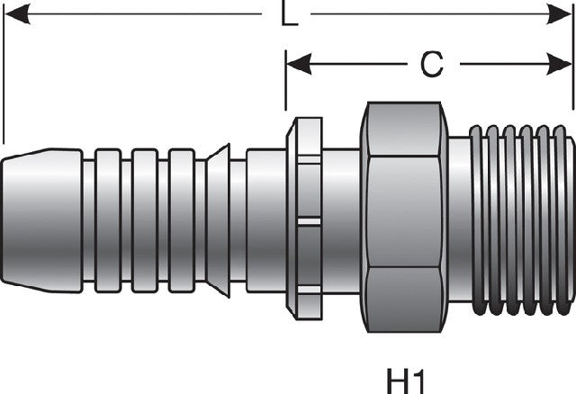 Hydraulic Coupling / Adapter Gates G20715-1225