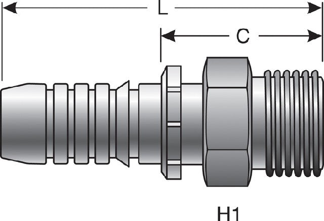 Hydraulic Coupling / Adapter Gates G20715-1630