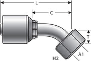 Hydraulic Coupling / Adapter Gates G25725-0610