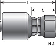 Hydraulic Coupling / Adapter Gates G25830-0402