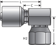 Hydraulic Coupling / Adapter Gates G25845-0404