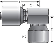 Hydraulic Coupling / Adapter Gates G25845-0606