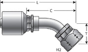 Hydraulic Coupling / Adapter Gates G25911-0606