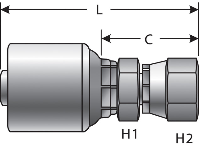 Hydraulic Coupling / Adapter Gates G25932-0808
