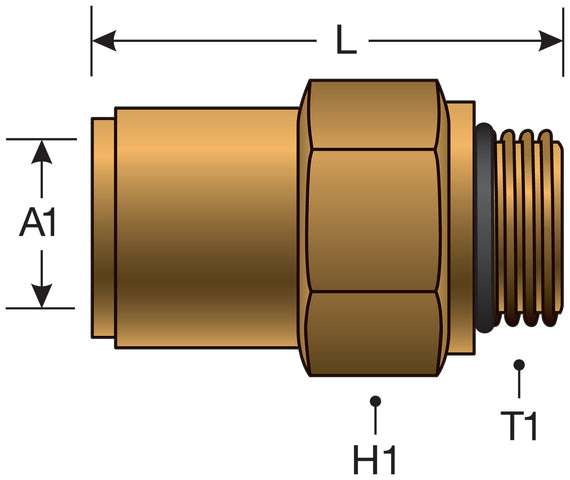 Hydraulic Coupling / Adapter Gates G31600-0412