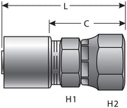 Hydraulic Coupling / Adapter Gates G43170-2020