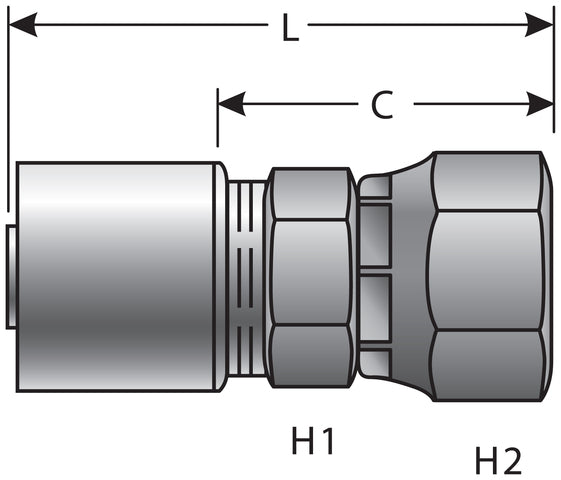 Hydraulic Coupling / Adapter Gates G43170-2020