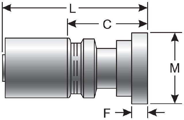 Hydraulic Coupling / Adapter Gates G43300-1616