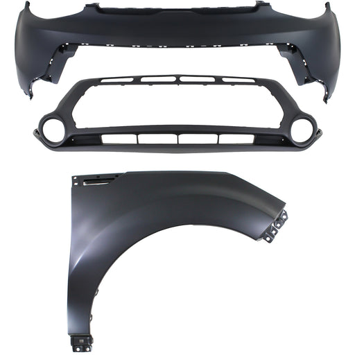 Bumper Cover CarParts KIT-010718-127