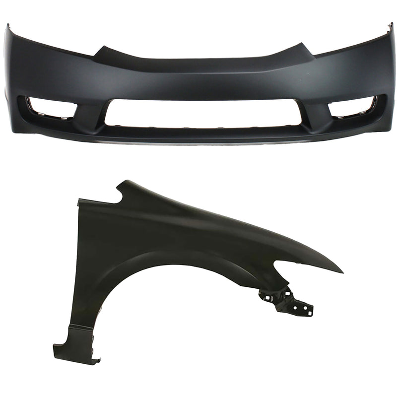 Bumper Cover CarParts KIT-011418-08