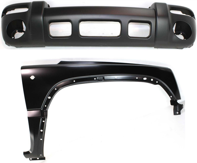 Bumper Cover CarParts KIT-011418-126