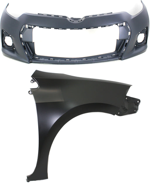 Bumper Cover CarParts KIT-012118-138