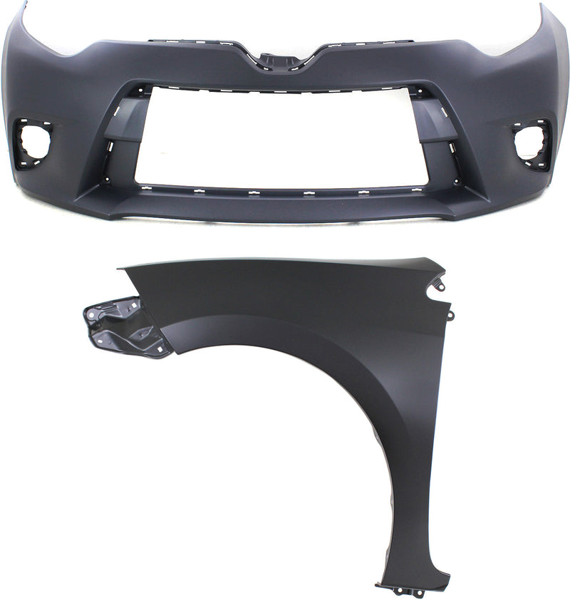 Bumper Cover CarParts KIT-012118-141
